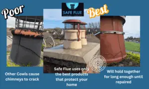 Other Cowls Cause Chimneys to crack